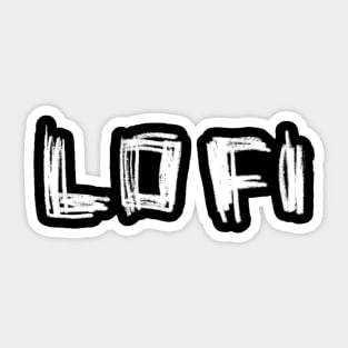 Lofi Handlettering LO FI Sticker